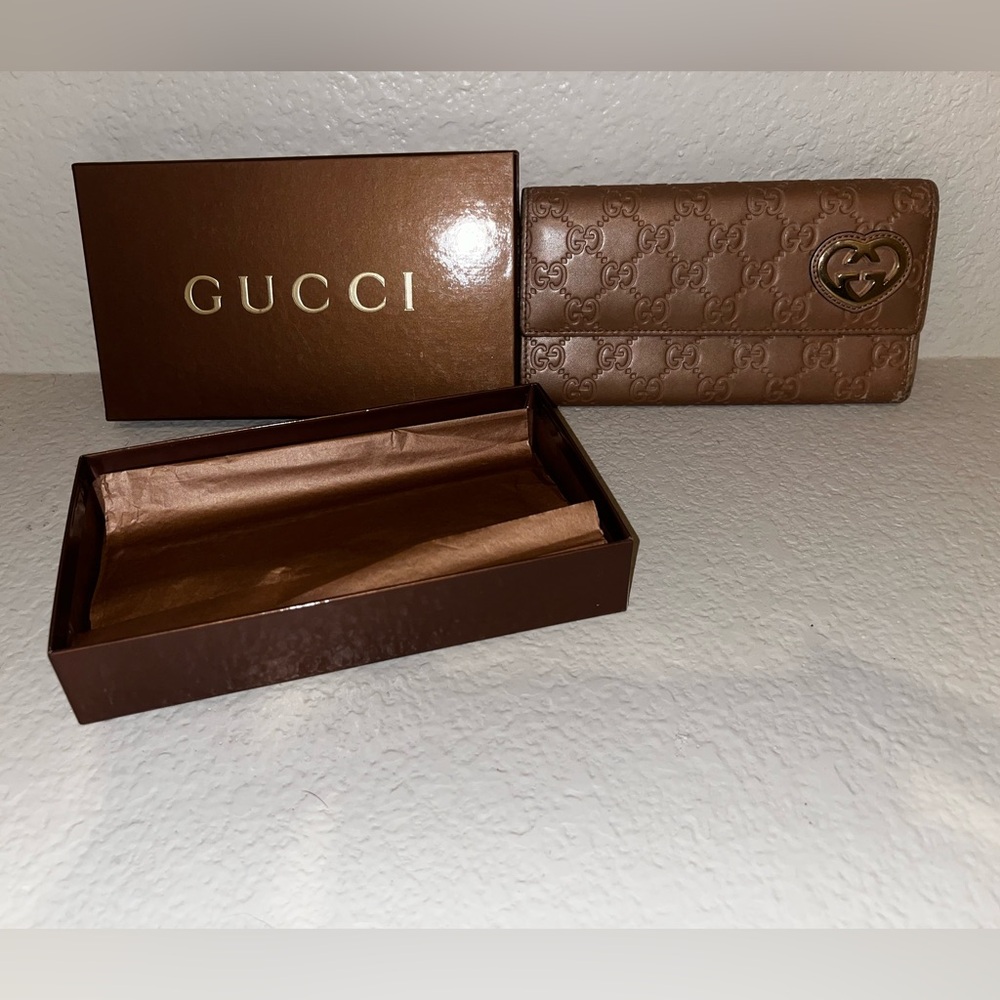 Gucci Brown Leather Wallet